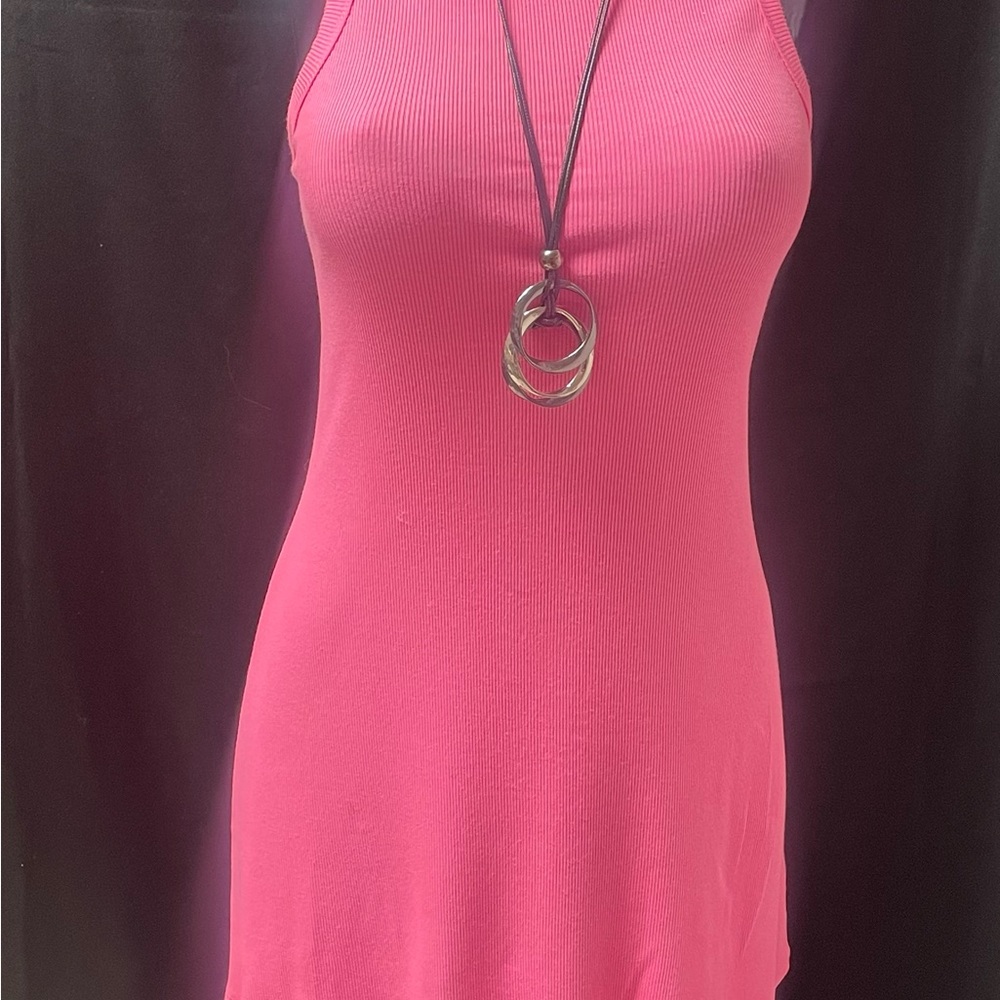 Fashionomics Pink Midi Dress